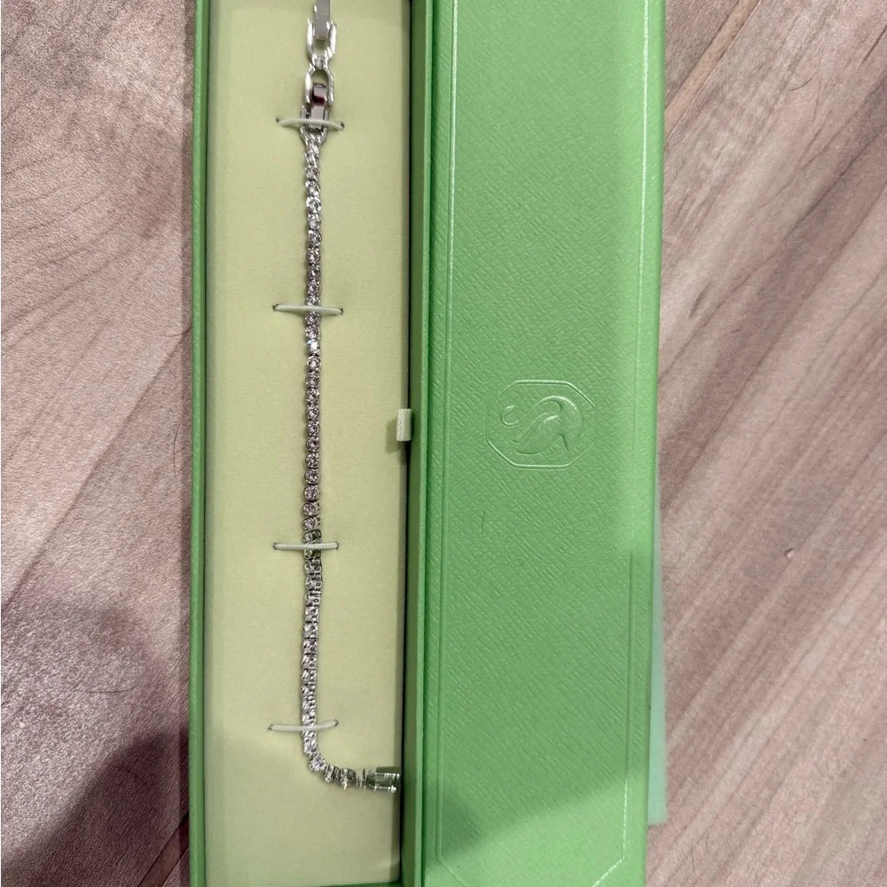 Swarovski Crystal Silver Bracelet - Picture 2 of 2